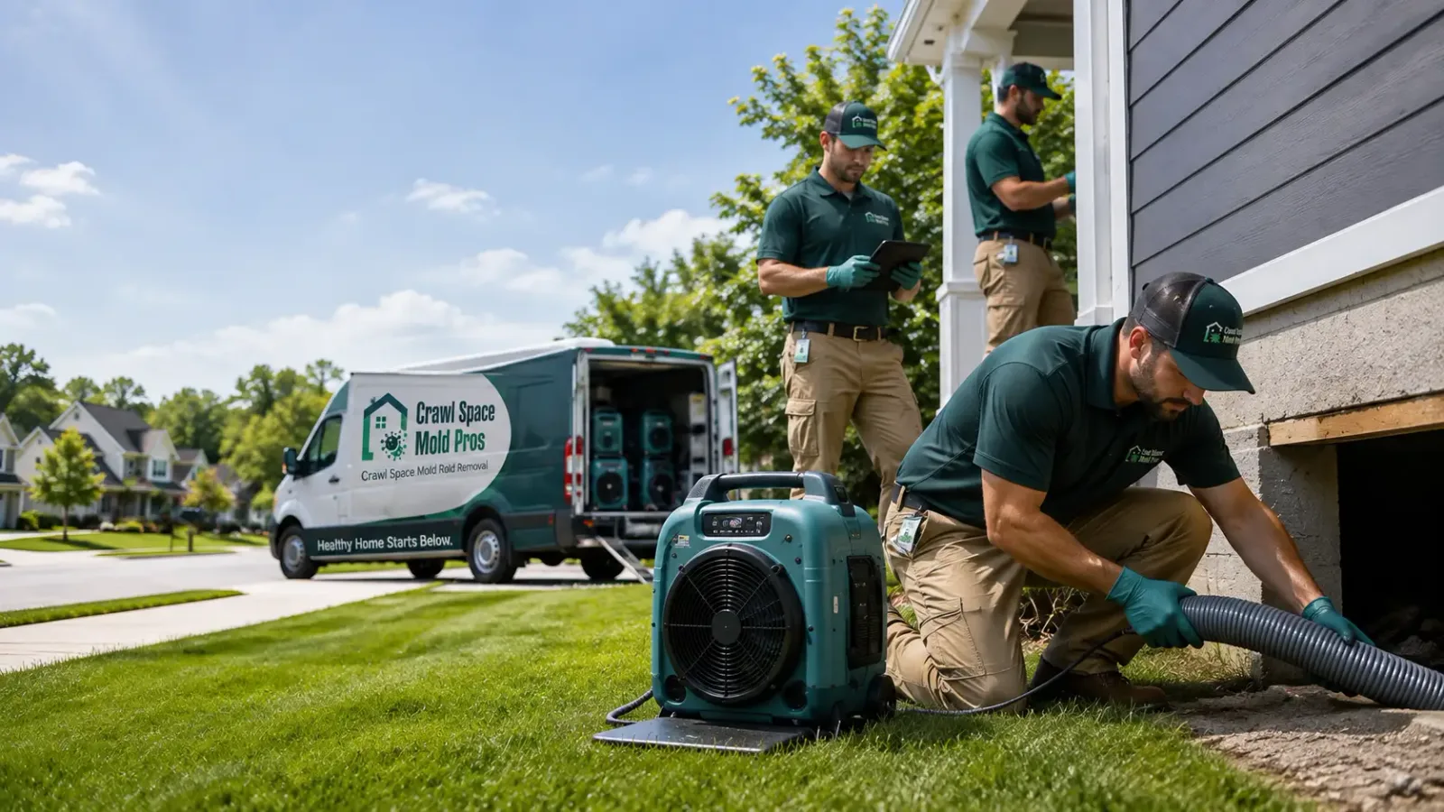 Crawl Space Mold Removal in Moorhead, IA